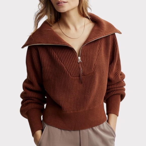 Varley Sweaters - Varley Mentone Half Zip Sweater
